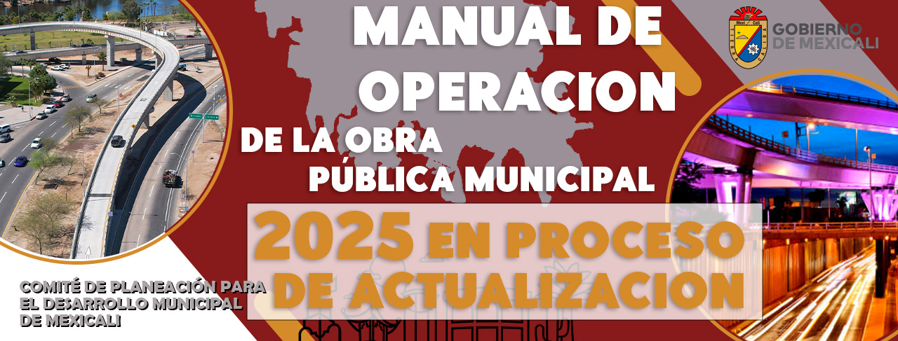 Manual de Operacion de la Obra Publica Municipal